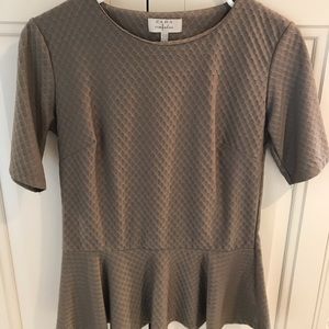 Zara peplum top